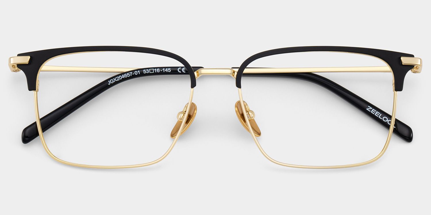 Maxwell Browline Noir Lunettes2