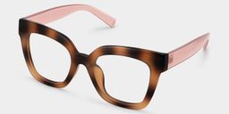 Malcolm Ambre brûlé Carré lunettes2