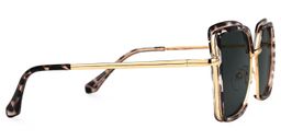 Cordaro Tortue Carré lunettes de soleil3