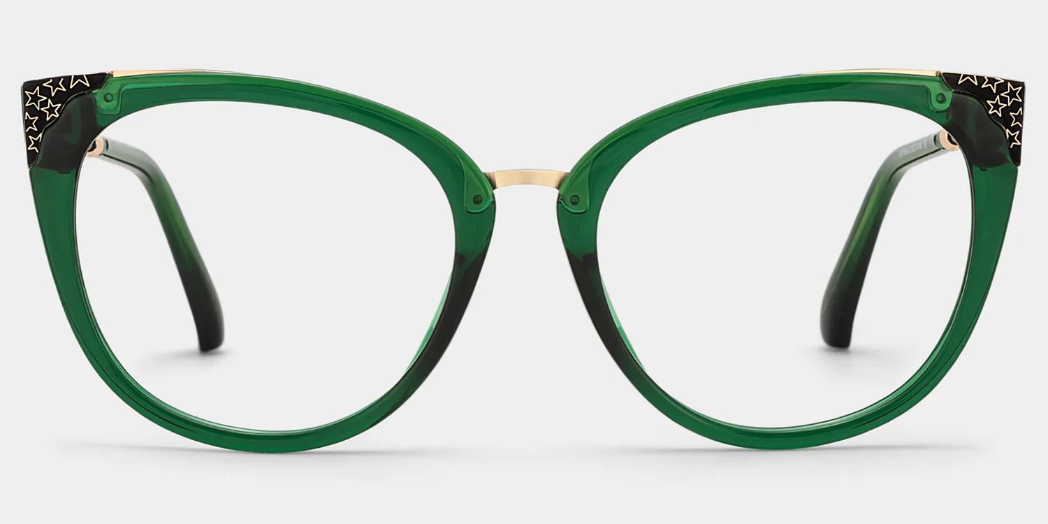Dalton Lunettes Cateye vert foncé0