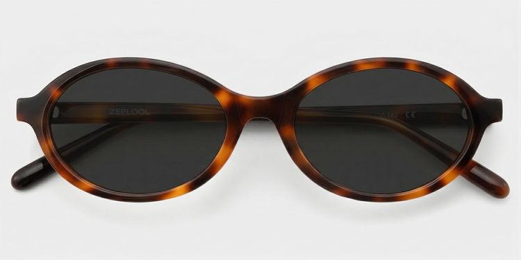 Everly Tortue Ovale lunettes de soleil