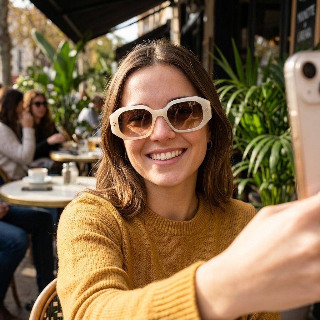 Tara Rectangle Blanc Lunettes de soleil pour Femmes et Hommes | ZEELOOL FR4