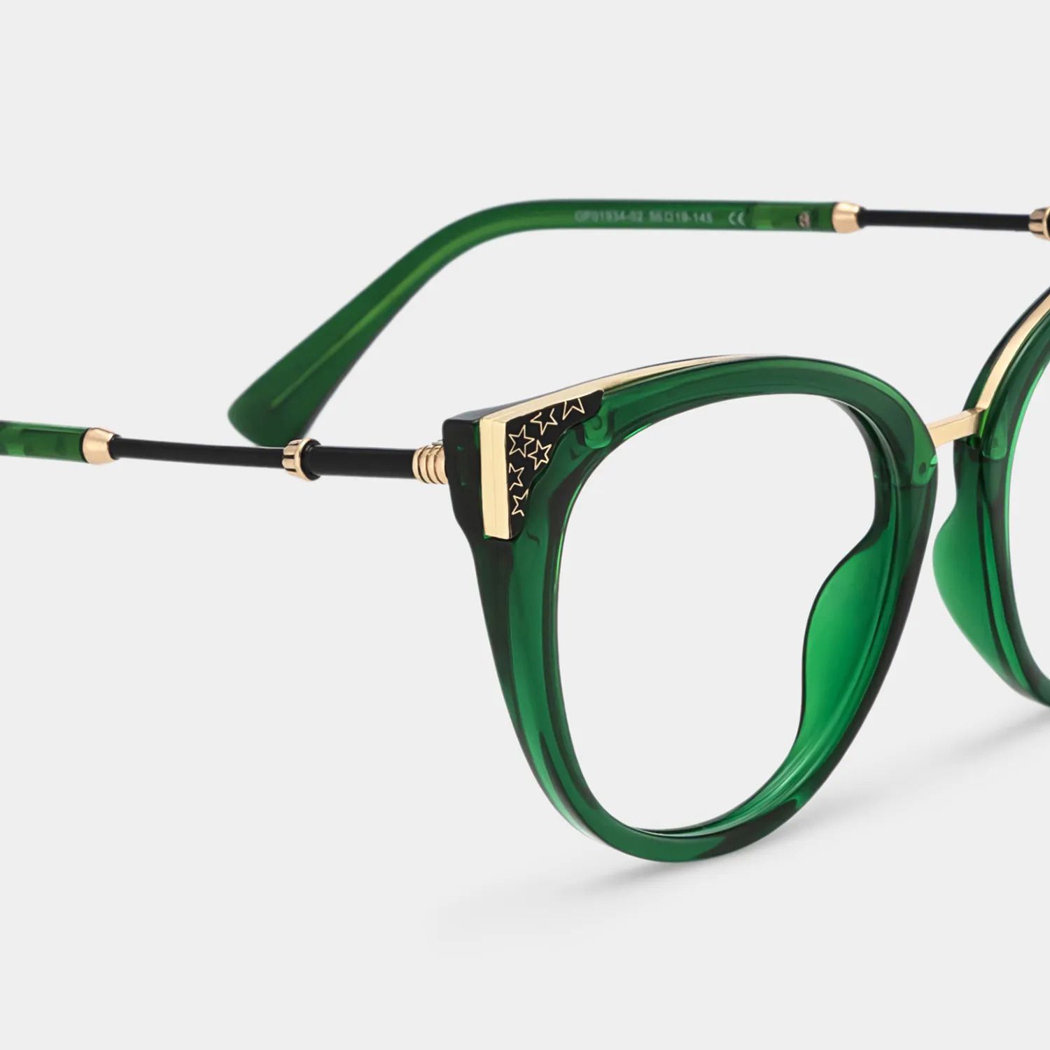 Dalton Lunettes Cateye vert foncé4