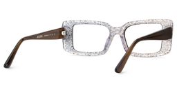 Gleam Léopard Rectangulaire lunettes7