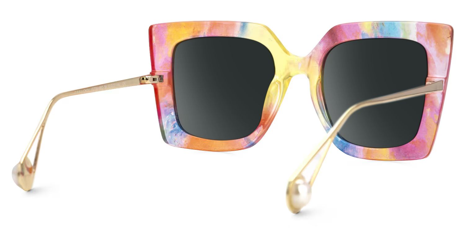 Lunettes de soleil polarisées de conduite Square Multicolor Qatar | ZEELOOL3