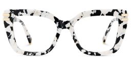 Cardozo Imprimé Vache Carré lunettes1