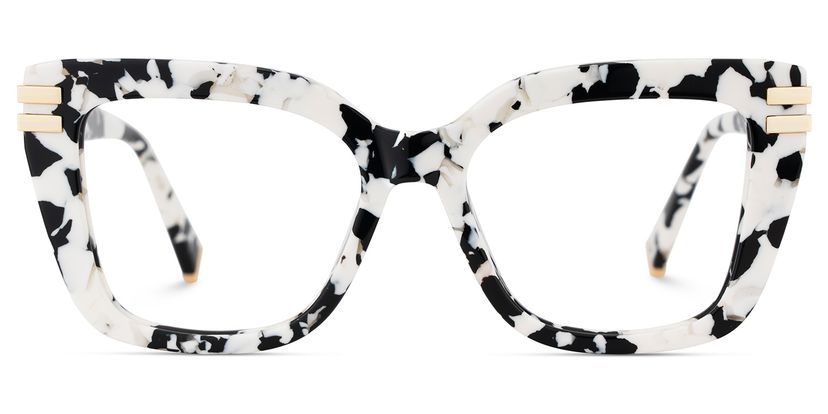 Cardozo Imprimé Vache Carré lunettes