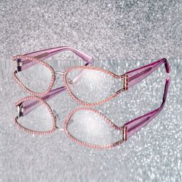 Star Irisé Cat-eye lunettes0