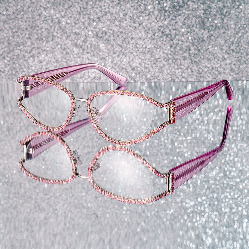 Star Irisé Cat-eye lunettes
