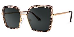 Cordaro Tortue Carré lunettes de soleil1