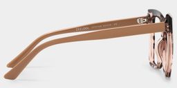Eboney Tortue Carré lunettes3