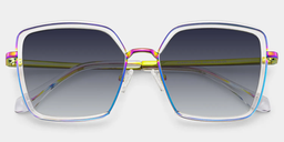 Cordaro Cristal Carré lunettes de soleil1