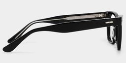 Robert Noir Rectangulaire lunettes4