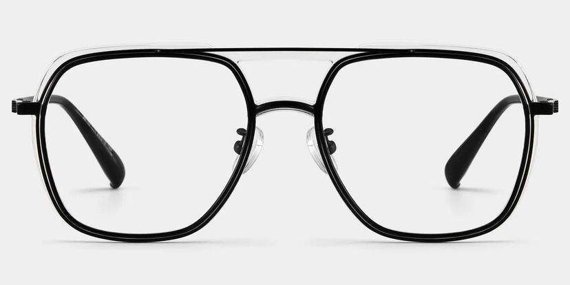 Ella Noir Aviateur lunettes