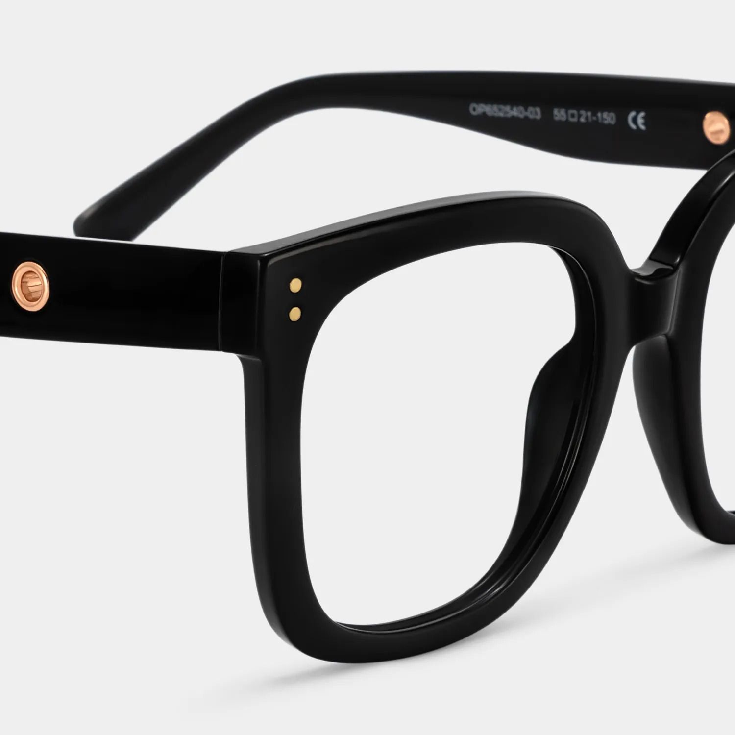 Lunettes Ebony Square Noir4