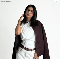 Allison marron Ronde lunettes5