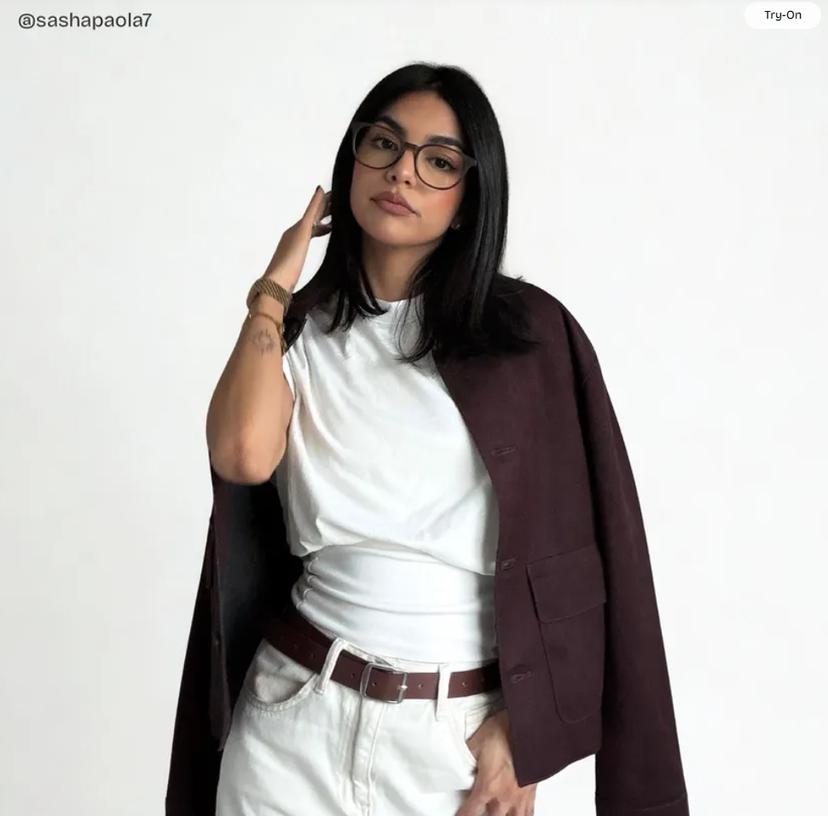 Allison marron Ronde lunettes