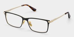 Alexander Noir Rectangulaire lunettes2