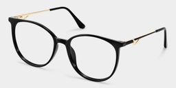 Chanty noir Ronde lunettes3