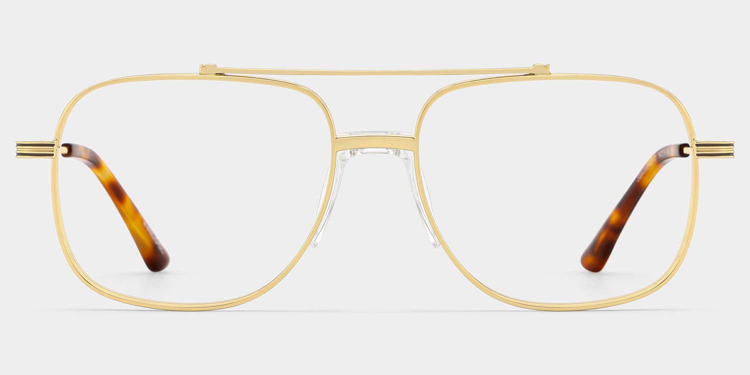 Poppy Or Aviateur Lunettes0