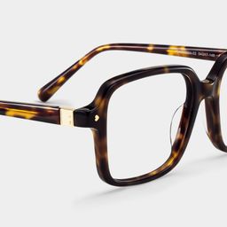 Talia Tortue Carré lunettes6