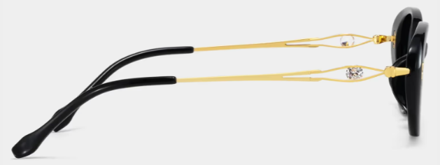 Blaire Oval Noir Lunettes de soleil pour Sublimer votre Visage | ZEELOOL FR3