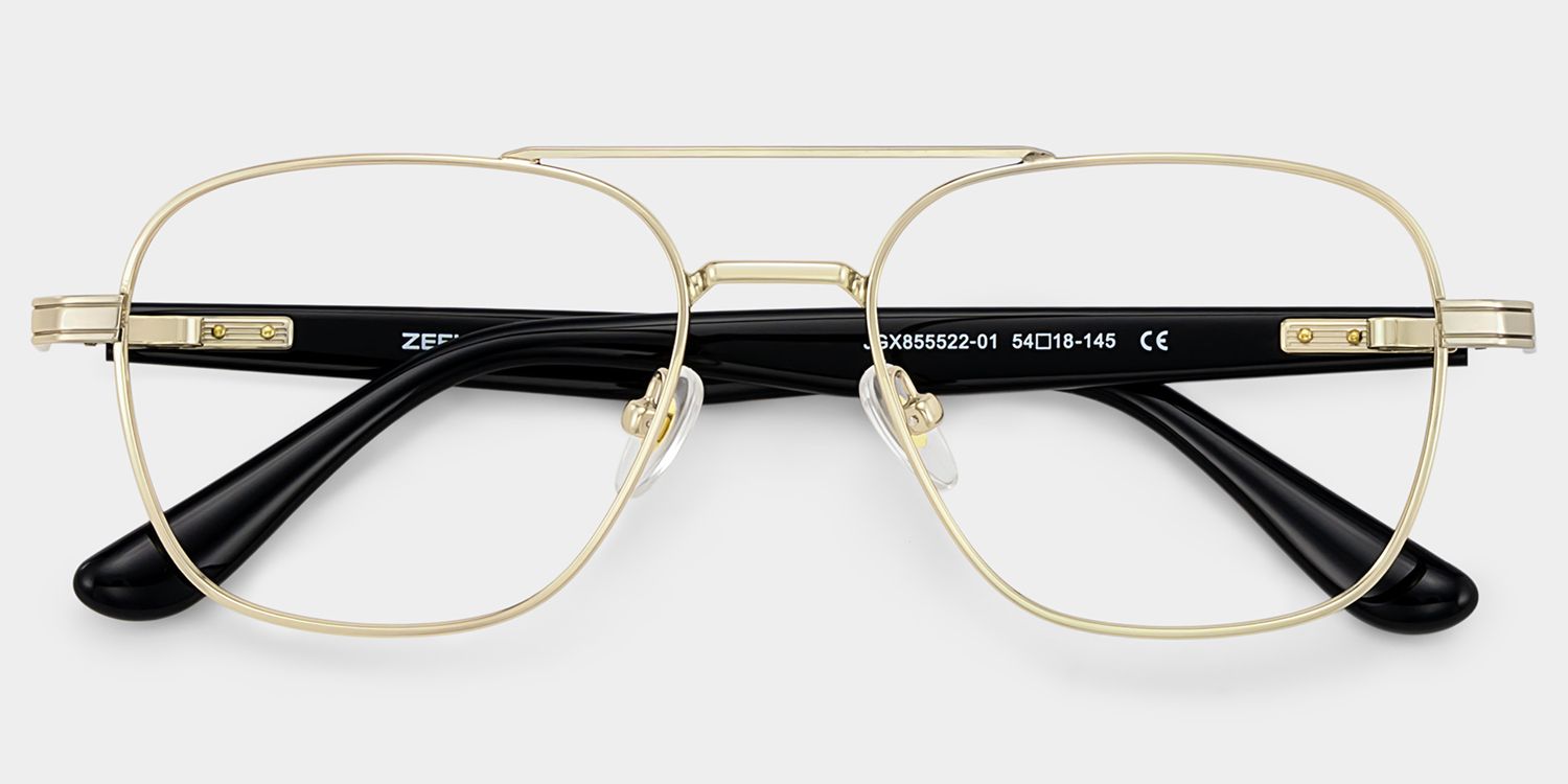 Anderson Lunettes aviateur dorées1