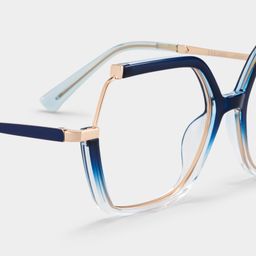 Alexia Bleu Carré lunettes6