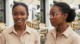 Rodz Rose Cristal Carré lunettes10
