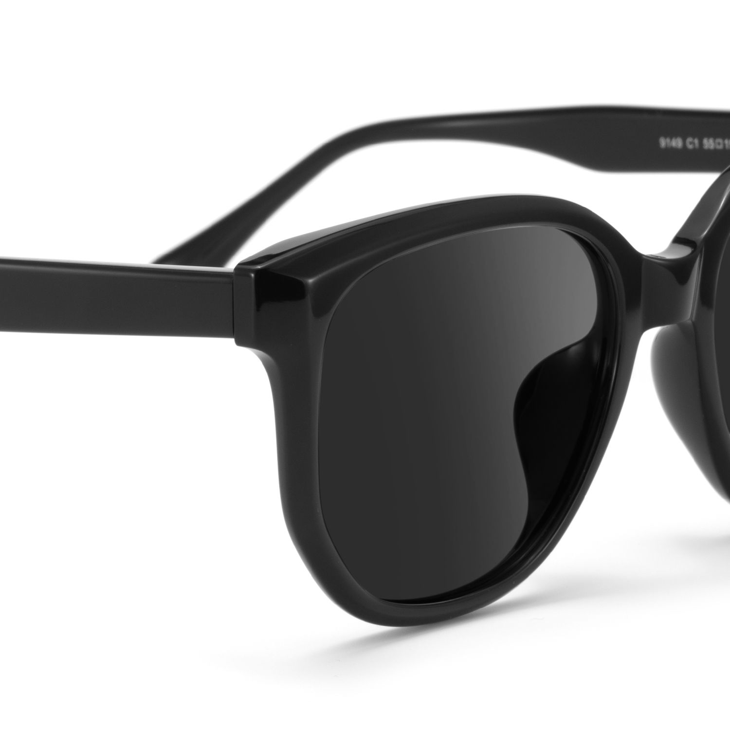 Mirage Geometric Noir Lunettes de soleil pour Sublimer votre Visage | ZEELOOL FR4