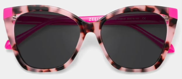 Lunettes de soleil polarisées de conduite Butterfly Rose Tortue Kira | ZEELOOL1