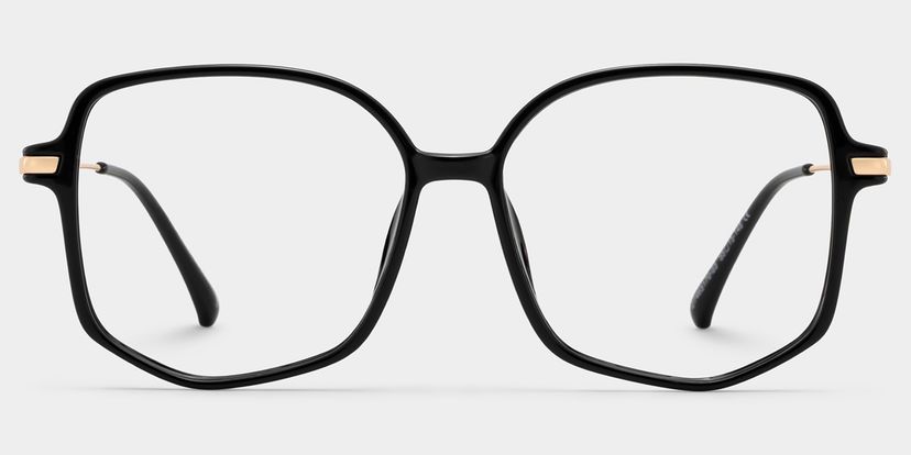 Payton Noir Géométrique lunettes