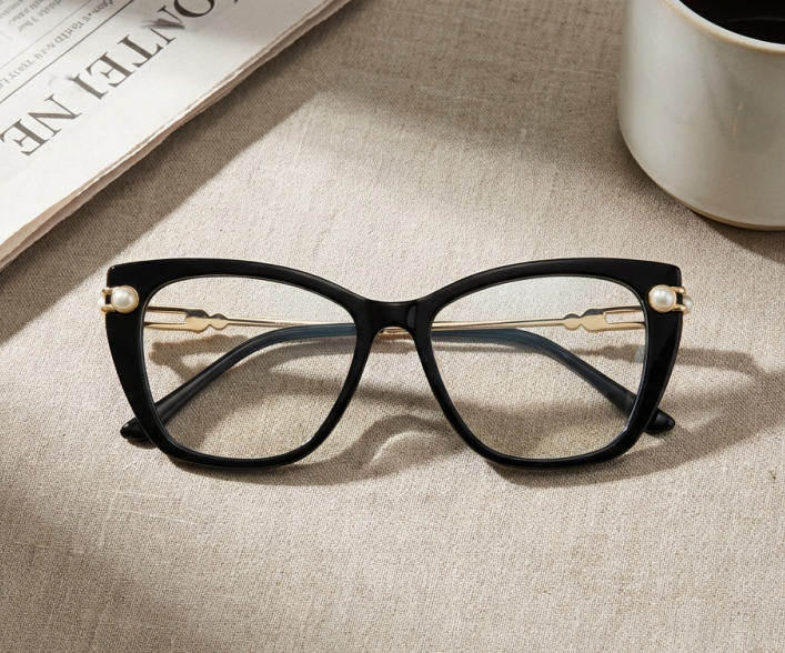 Victor Noir Cat-eye lunettes