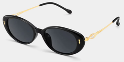 Blaire noir Ovale lunettes de soleil2