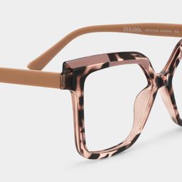 Eboney Tortue Carré lunettes4