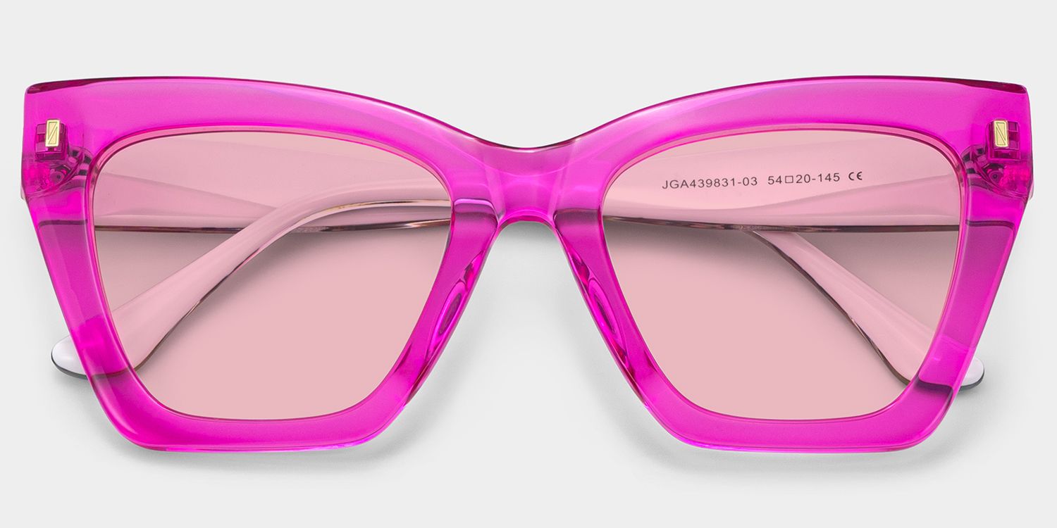 Lunettes de soleil de vue Butterfly Rose Mackey | ZEELOOL1