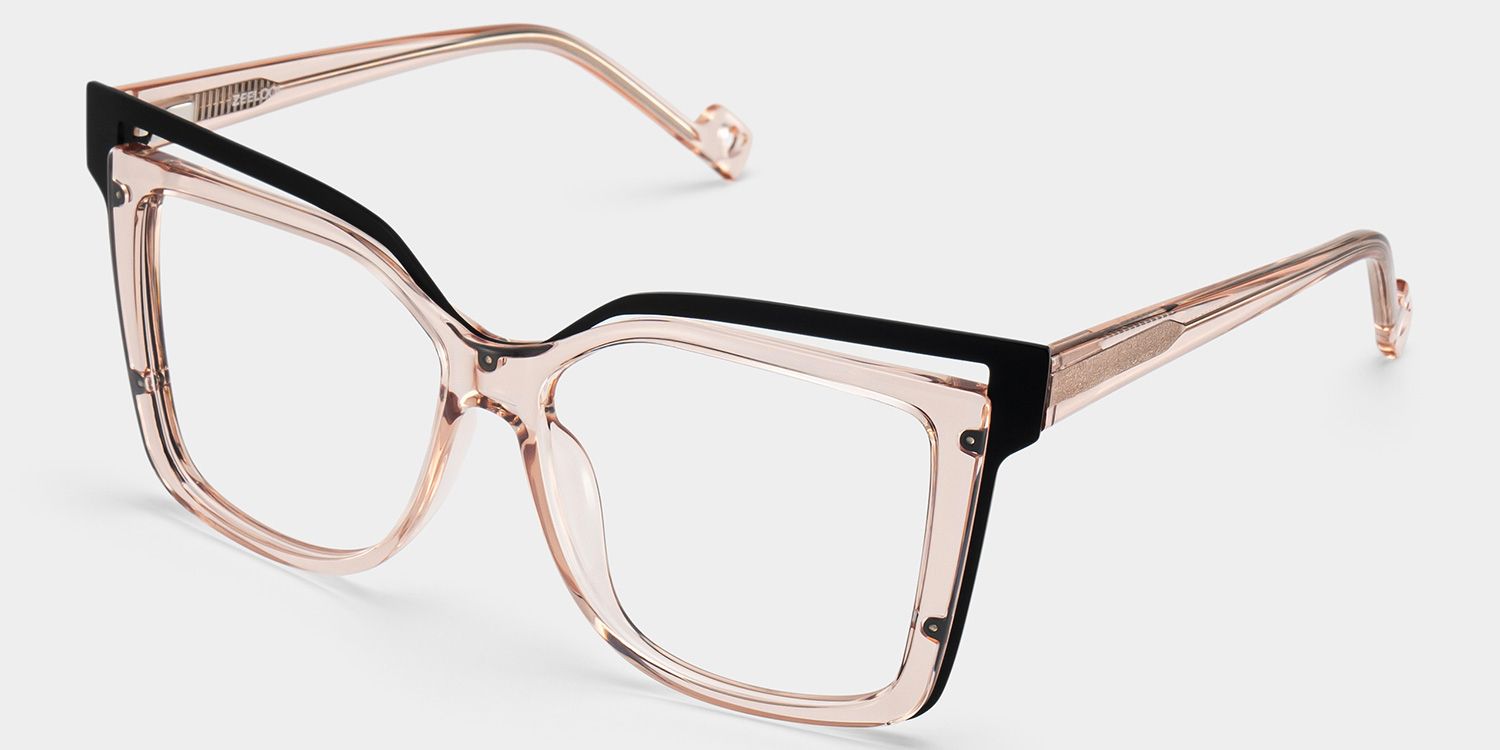 Twolla Carrées Beige Lunettes2