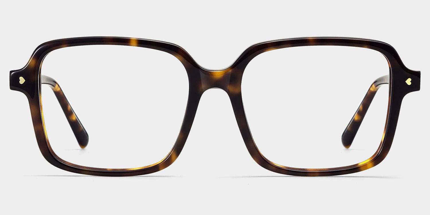 Talia Carré Tortue Lunettes2