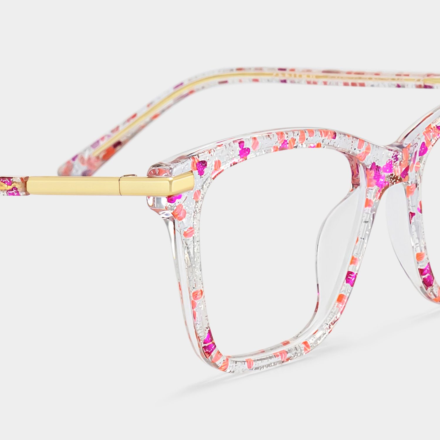 Eliot Rectangle Rose Lunettes6