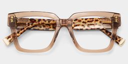 Caius Beige Carré lunettes5