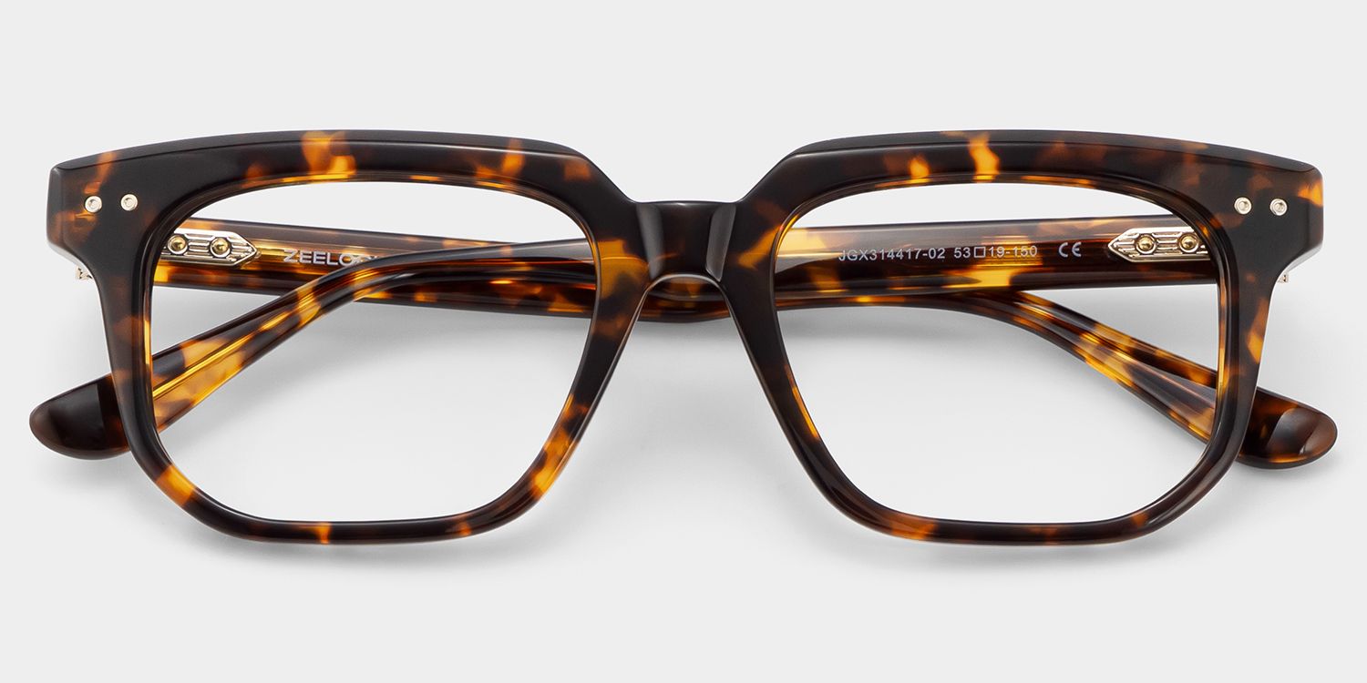 Michael Square Tortoise Glasses2