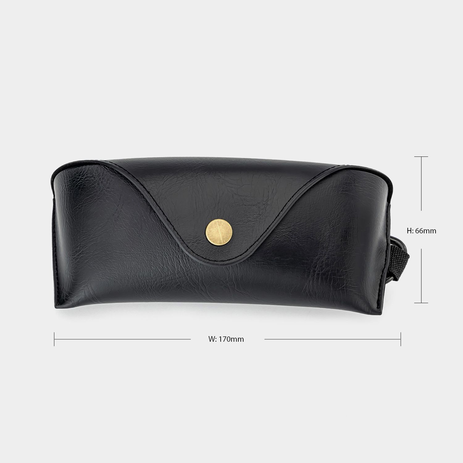 Étui À Lunettes En Cuir Noir De Haute Qualité3