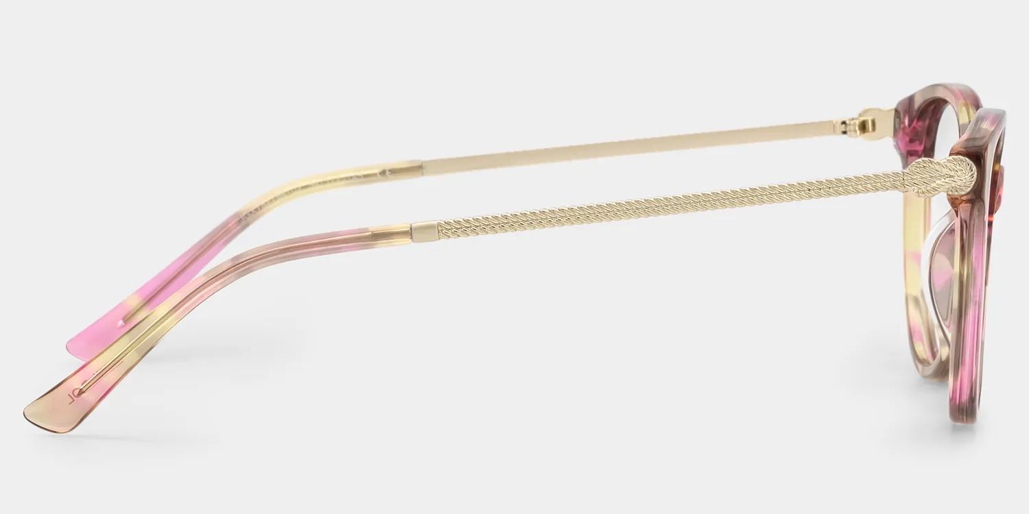 Lunettes rondes florales Eli | Zeelool4