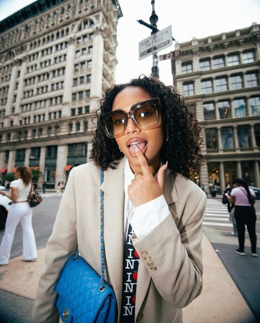 Brandon Marron Carré lunettes de soleil