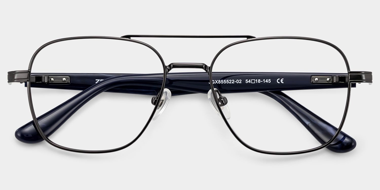 Anderson Lunettes aviateur noires1
