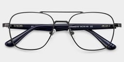 Anderson Noir Aviateur lunettes1