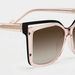 Twolla Beige Carré lunettes de soleil4