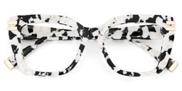Cardozo Imprimé Vache Carré lunettes2