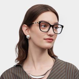 Delilah Noir Carré lunettes7