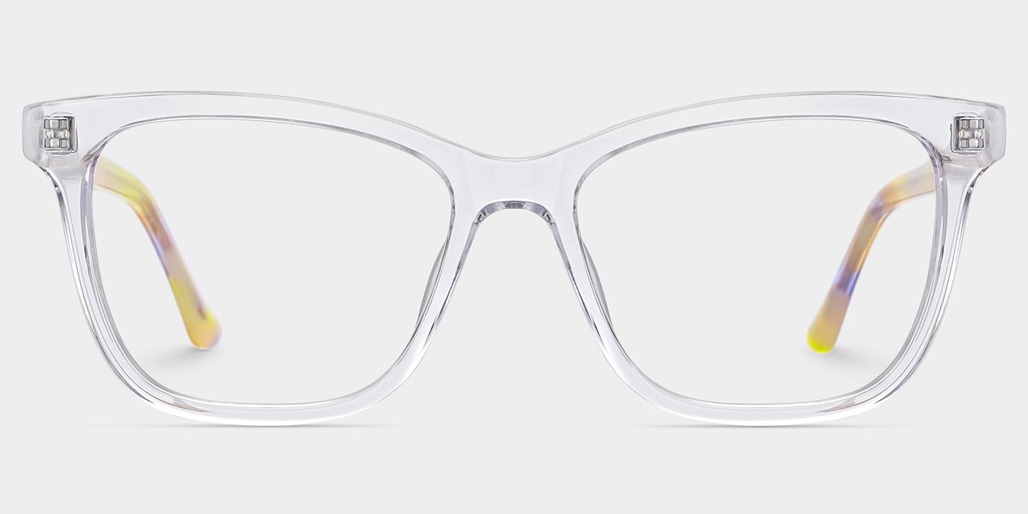 Faith Papillon Acétate Transparent Lunettes2